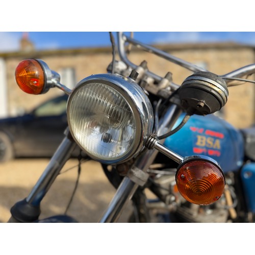 10 - 1971 BSA B25SS Gold Star, 250cc. Registration number XKF 81J. Frame number NE01644. Engine number NE... 