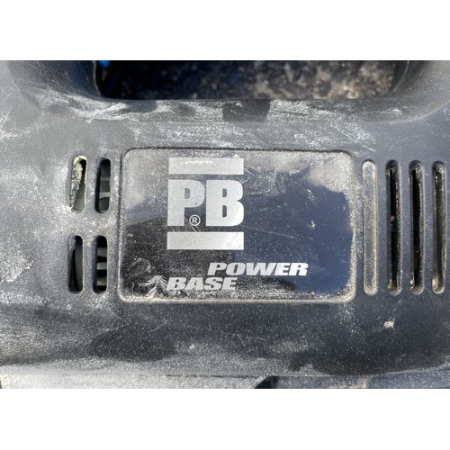 16 - A large collection of tools to include a Makita grinder 9069, a Titan 18V combi drill, a Dewalt Dril... 