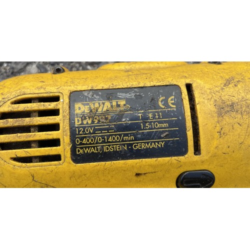 16 - A large collection of tools to include a Makita grinder 9069, a Titan 18V combi drill, a Dewalt Dril... 
