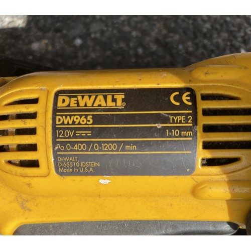 17 - A large collection of tools to include a JCB Grinder, a Black & Decker sander KA250K, a Dewalt D... 