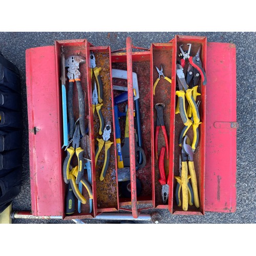 30 - A large collection of tools to include, Norbar torque wrench, a large amount of pliers, tool boxes a... 