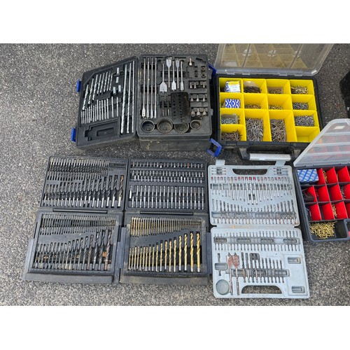 A large collection of tools, to include a large clamshell box, Stanley ...