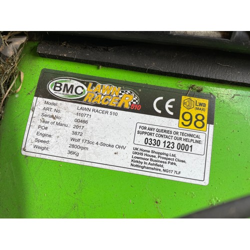 42 - A BMC petrol lawnmower, model Lawnracer 510.