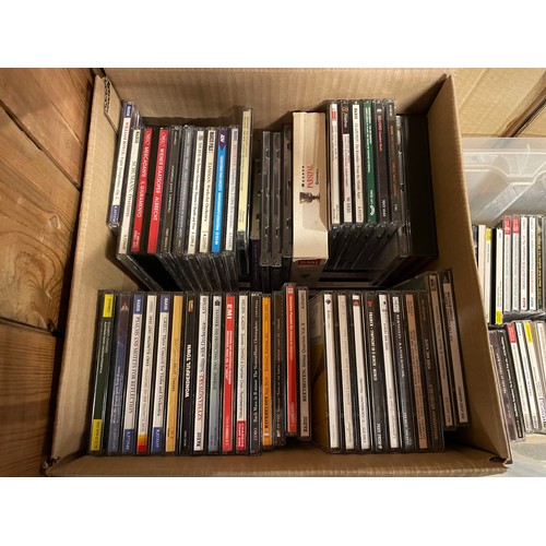 A substantial collection of cased CD's, consisting mainly of classical ...