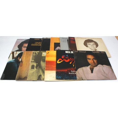 A collection of 13 Neil Diamond LP's, please see the images for the ...