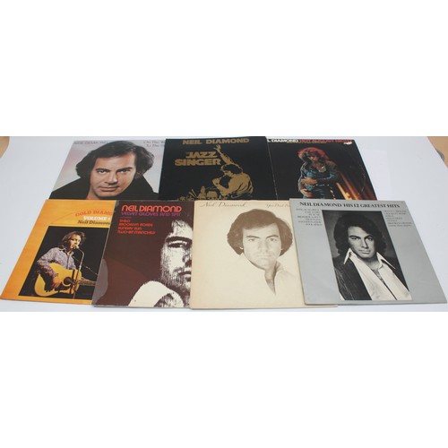 A collection of 13 Neil Diamond LP's, please see the images for the ...