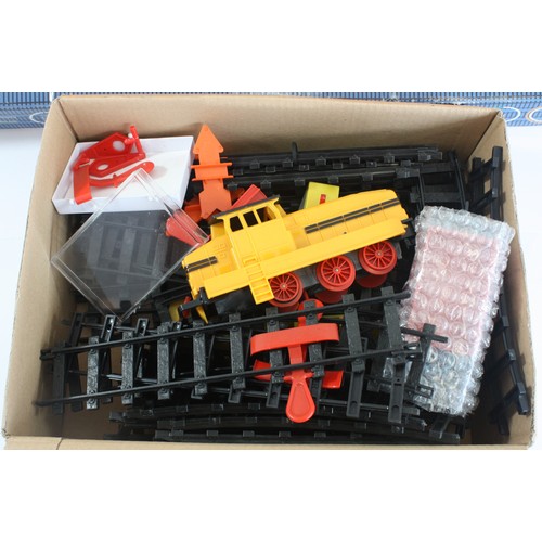 19 - A group of five boxed continental model railway sets, together with a battery operated model railway... 