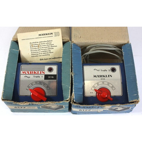 24 - Marklin Germany; Three electric model railway boxed sets, comprising set 2963 (incomplete) set 2911 ... 