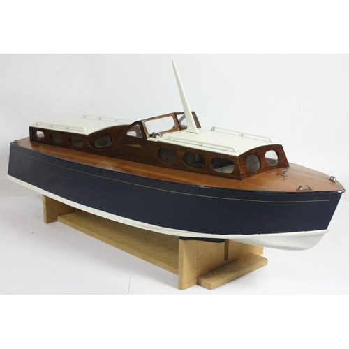 A radio controlled scale model of a cabin cruiser 'Wavemaster 25' named ...
