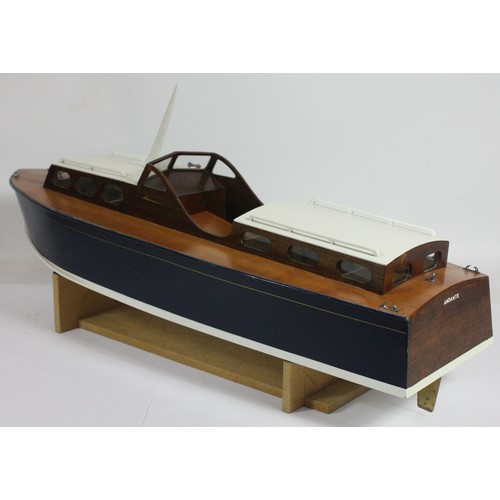 A radio controlled scale model of a cabin cruiser 'Wavemaster 25' named ...
