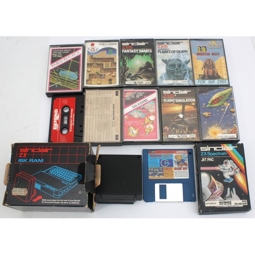 A collection of vintage computers and accessories to include, a ...