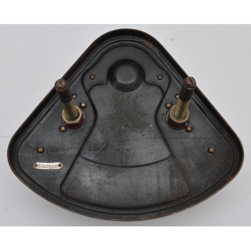 246 - An early 20th century French 'Volta Meylan d'Arsonval' industrial ammeter, (measuring electrical cur... 