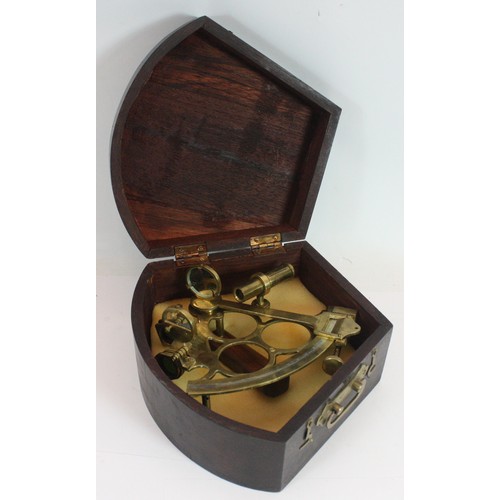 An early 20th century T. Cook of London nautical sextant, patented '134 ...