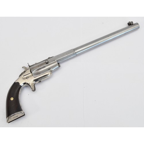  A late 19th century Frank Wesson model 1870 .32 rimfire pocket rifle, inscribed 'Frank Wesson Worces... 