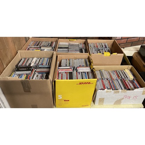 A substantial collection of cased CD's, consisting mainly of classical ...