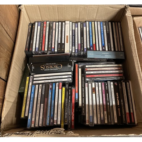 A substantial collection of cased CD's, consisting mainly of classical ...