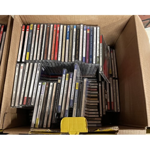 A substantial collection of cased CD's, consisting mainly of classical ...