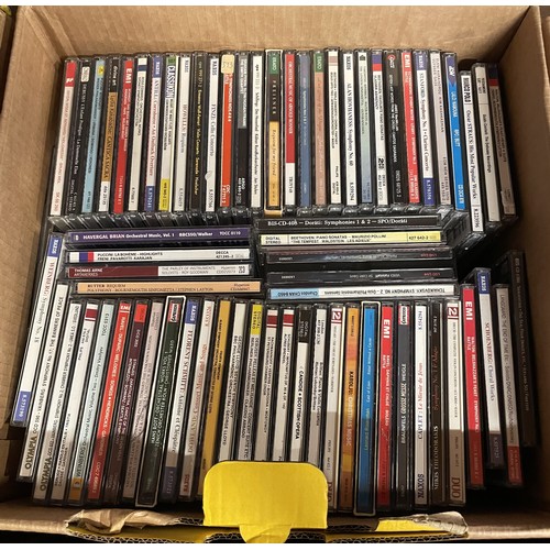 A substantial collection of cased CD's, consisting mainly of classical ...