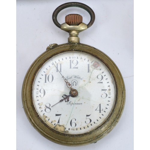 An assortment of key-less wind and quartz pocket watches together with ...