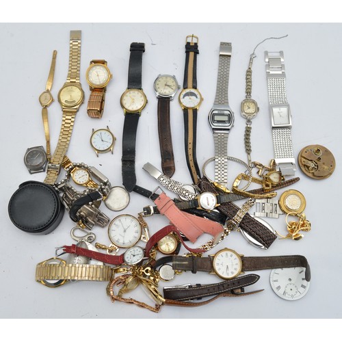 456 - Thirty six gentleman's and ladies fashion watches, having mostly quartz movements. (1 bag)
