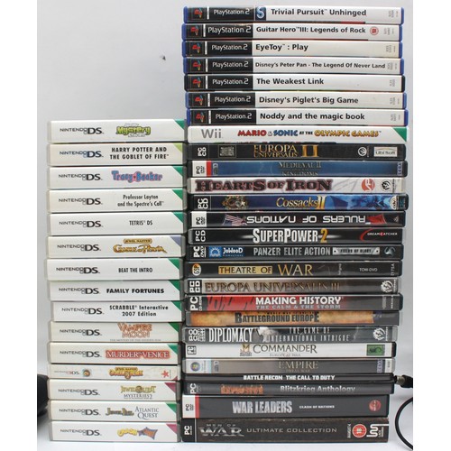 A collection of video games to include Nintendo DS, PS2, PC, Wii. To ...