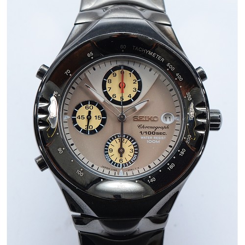 時計 SEIKO MACCHINA SPORTIVA GIUGIARO 7T31 Seiko Macchina Sportiva a 'Giugiaro design', a stainless steel