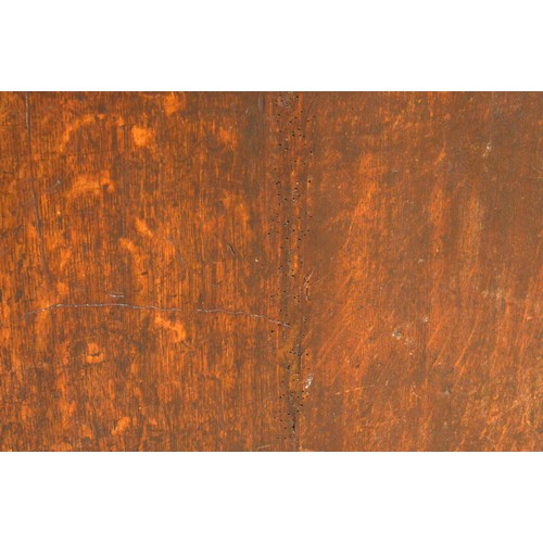  A George III Welsh walnut and oak tallboy, the later moulded cornice above three short and three lon... 