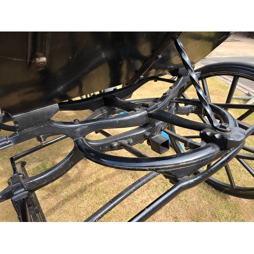  Victoria wedding carriage, by F. Houlgate, Scarborough, c.1886, stamped on the axle and hub caps, be... 