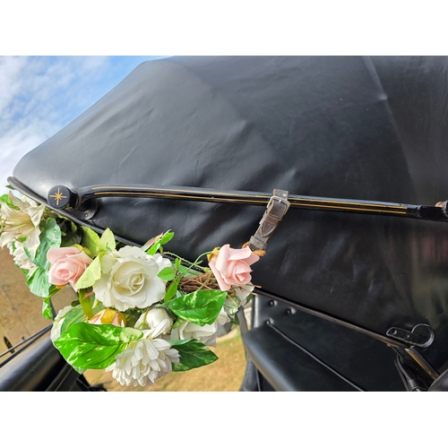  Victoria wedding carriage, by F. Houlgate, Scarborough, c.1886, stamped on the axle and hub caps, be... 