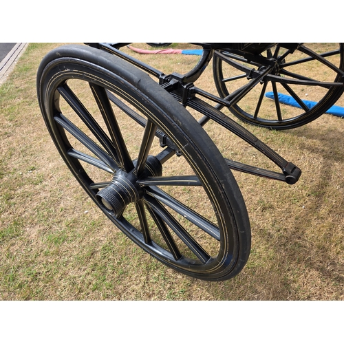  Victoria wedding carriage, by F. Houlgate, Scarborough, c.1886, stamped on the axle and hub caps, be... 