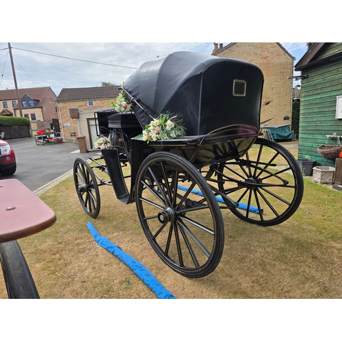  Victoria wedding carriage, by F. Houlgate, Scarborough, c.1886, stamped on the axle and hub caps, be... 