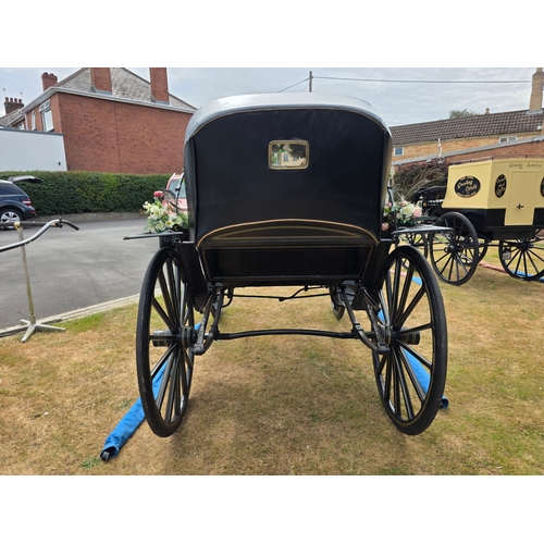  Victoria wedding carriage, by F. Houlgate, Scarborough, c.1886, stamped on the axle and hub caps, be... 