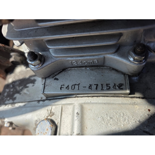 304 - 2000 Suzuki GN124, 124cc. Registration number X258 XJT. Frame number 501862. Engine number F401-4715... 