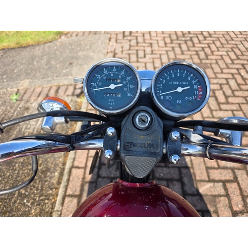 304 - 2000 Suzuki GN124, 124cc. Registration number X258 XJT. Frame number 501862. Engine number F401-4715... 
