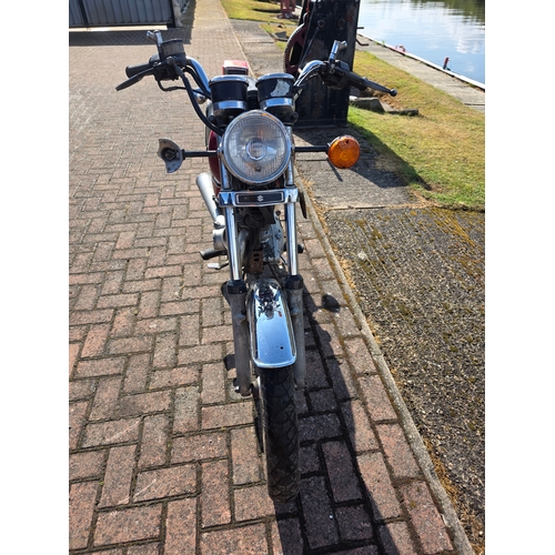 304 - 2000 Suzuki GN124, 124cc. Registration number X258 XJT. Frame number 501862. Engine number F401-4715... 