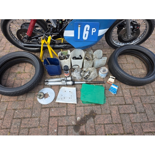 305 - c.mid 1970's Micron Special 250/350cc race bike. Registration number not road registered. Frame numb... 