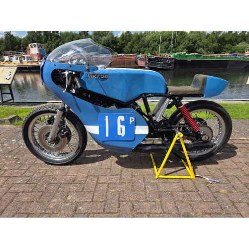 305 - c.mid 1970's Micron Special 250/350cc race bike. Registration number not road registered. Frame numb... 