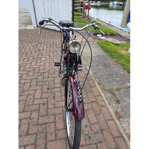 306 - 1946 Norman Autocycle, 98cc. Registration number DBT 950 (non transferrable). Frame number R512 (not... 