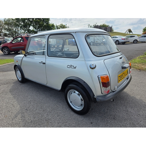 258 - 1986 Mini City E, 998cc. Registration number D853 UJM. VIN number SAXXL2S1020324519. Engine number 9... 