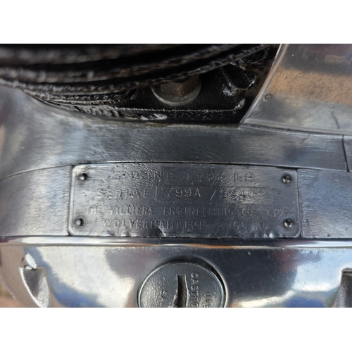 310 - 1957 James Colonel, 225cc. Registration number 288 UYU (non transferrable). Frame number 56 K12 737.... 