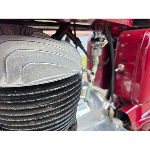 310 - 1957 James Colonel, 225cc. Registration number 288 UYU (non transferrable). Frame number 56 K12 737.... 
