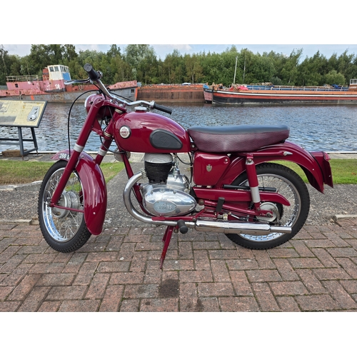 310 - 1957 James Colonel, 225cc. Registration number 288 UYU (non transferrable). Frame number 56 K12 737.... 