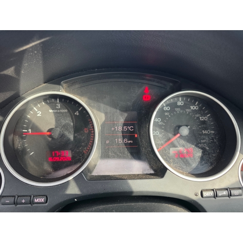 255 - 2009 Audi A4 S line, special edition TDi Convertible, 1986cc. Registration number DN09 XEX. VIN numb... 