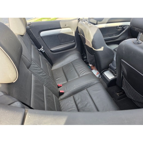 255 - 2009 Audi A4 S line, special edition TDi Convertible, 1986cc. Registration number DN09 XEX. VIN numb... 