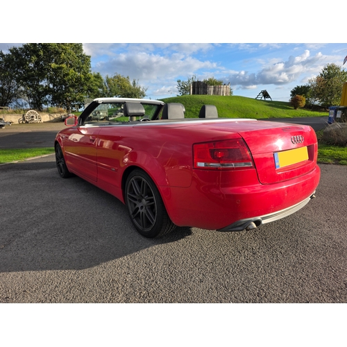 255 - 2009 Audi A4 S line, special edition TDi Convertible, 1986cc. Registration number DN09 XEX. VIN numb... 