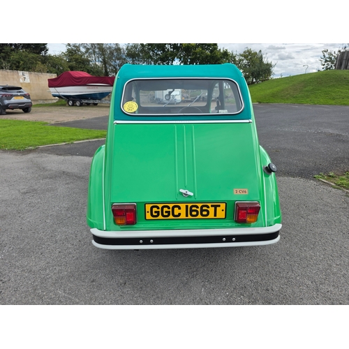 259 - 1978 Citroen 2CV, 602cc. Registration number GGC 166T. VIN number 51.KA 3332. Engine number 05080425... 