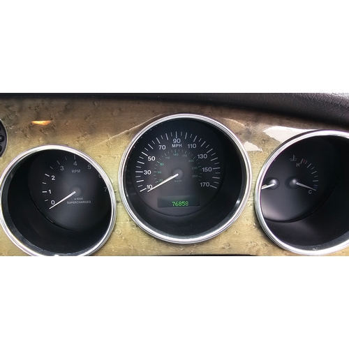 260 - 2002 Jaguar XKR, Supercharged, 3996cc. Registration number YD02 WFM. VIN number SAJAC41N42PA28847.So... 