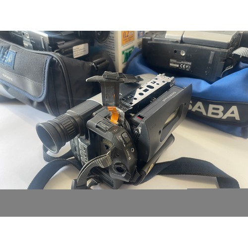 6 - A collection of camcorders to include, a Sony Vision Hi8, a Sony CCD-TRV57E and a Sony CCD-TR411E. (... 