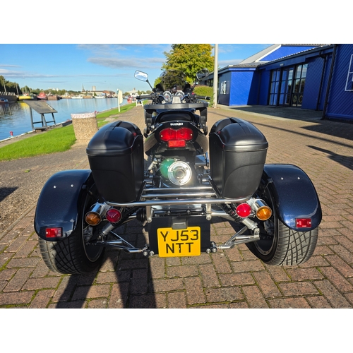 312 - 2003/2017 Suzuki GFS1200 Bandit trike, 1157cc. Registration number YJ53 NTT. Frame number JS1A911120... 