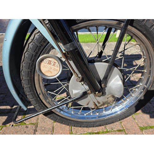 313 - 1957 Triumph T100, 498cc. Registration number YWE 884. Frame number 02539. Engine number T100 02539.... 